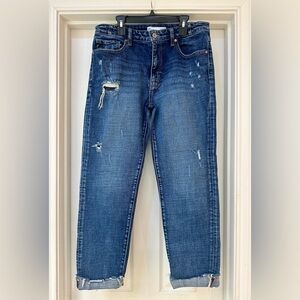 Kan Can Maurice’s Distressed cropped Jeans-28